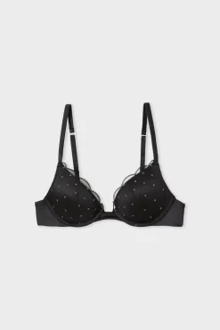 ETAM Sujetadores Sexy|Push Up|Sujetador N.2 - Push-up escotado NEGRO