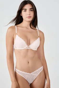 ETAM Sujetadores Sexy|Push Up|Sujetador N.2 - Push-up escotado ROSA EMPOLVADO