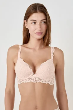 ETAM Lencería De Novia|Sujetadores De Encaje|Sujetador N.2 - Push-up escotado BLUSH