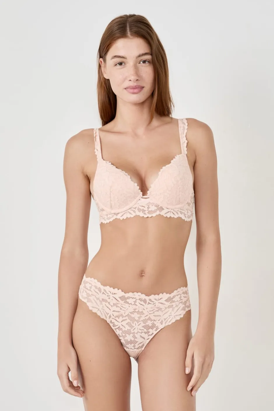 ETAM Lencería De Novia|Sujetadores De Encaje|Sujetador N.2 - Push-up escotado BLUSH