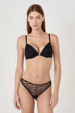 ETAM Sujetadores Sexy|Push Up|Sujetador N.2 - Push-up escotado NEGRO