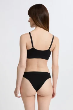 ETAM Sujetadores Post-Mastectomía|Bralette|Sujetador post-mastectomía de algodón NEGRO