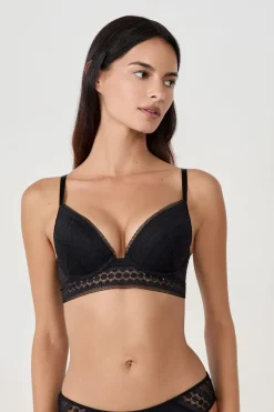 ETAM Sujetadores De Encaje|Push Up|Sujetador push-up NEGRO