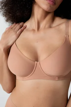 ETAM Sujetadores Talla Grande: Copas D-G|Sujetadores Invisibles|Sujetador reductor sin relleno BLUSH