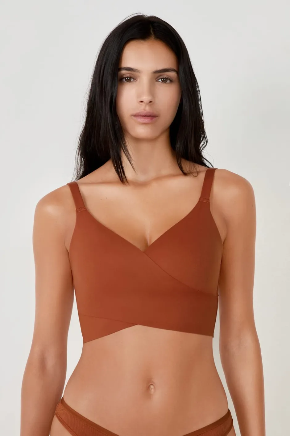 ETAM Bralette|Sin Aro|Sujetador sin aros 24h MARRÓN