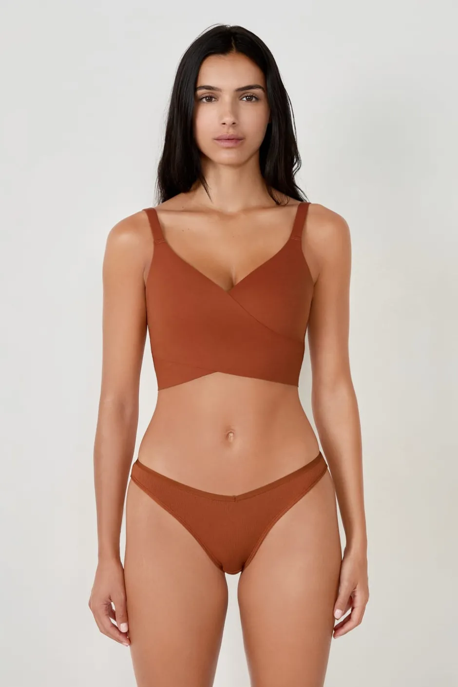 ETAM Bralette|Sin Aro|Sujetador sin aros 24h MARRÓN