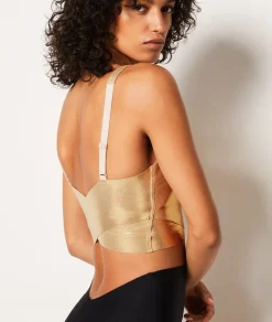 ETAM Bralette|Sin Aro|Sujetador sin aros 24h DORADO