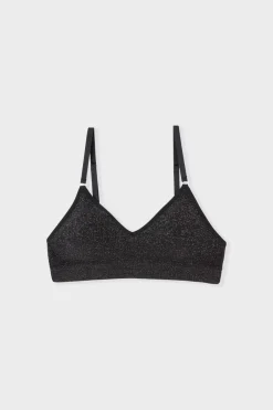 ETAM Bralette|Sin Aro|Sujetador sin costuras PLATEADO