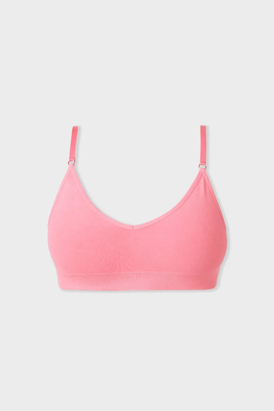 ETAM Bralette|Sin Aro|Sujetador sin costuras con algodón ROSA