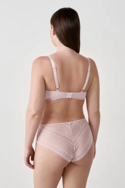 ETAM Sujetadores De Encaje|Sujetadores Talla Grande: Copas D-G|Sujetador sin relleno ROSA EMPOLVADO