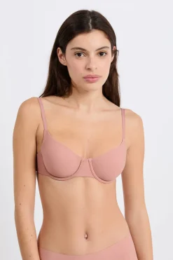 ETAM Sujetadores Talla Grande: Copas D-G|Sujetadores Invisibles|Sujetador sin relleno ROSA