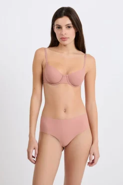 ETAM Sujetadores Talla Grande: Copas D-G|Sujetadores Invisibles|Sujetador sin relleno ROSA