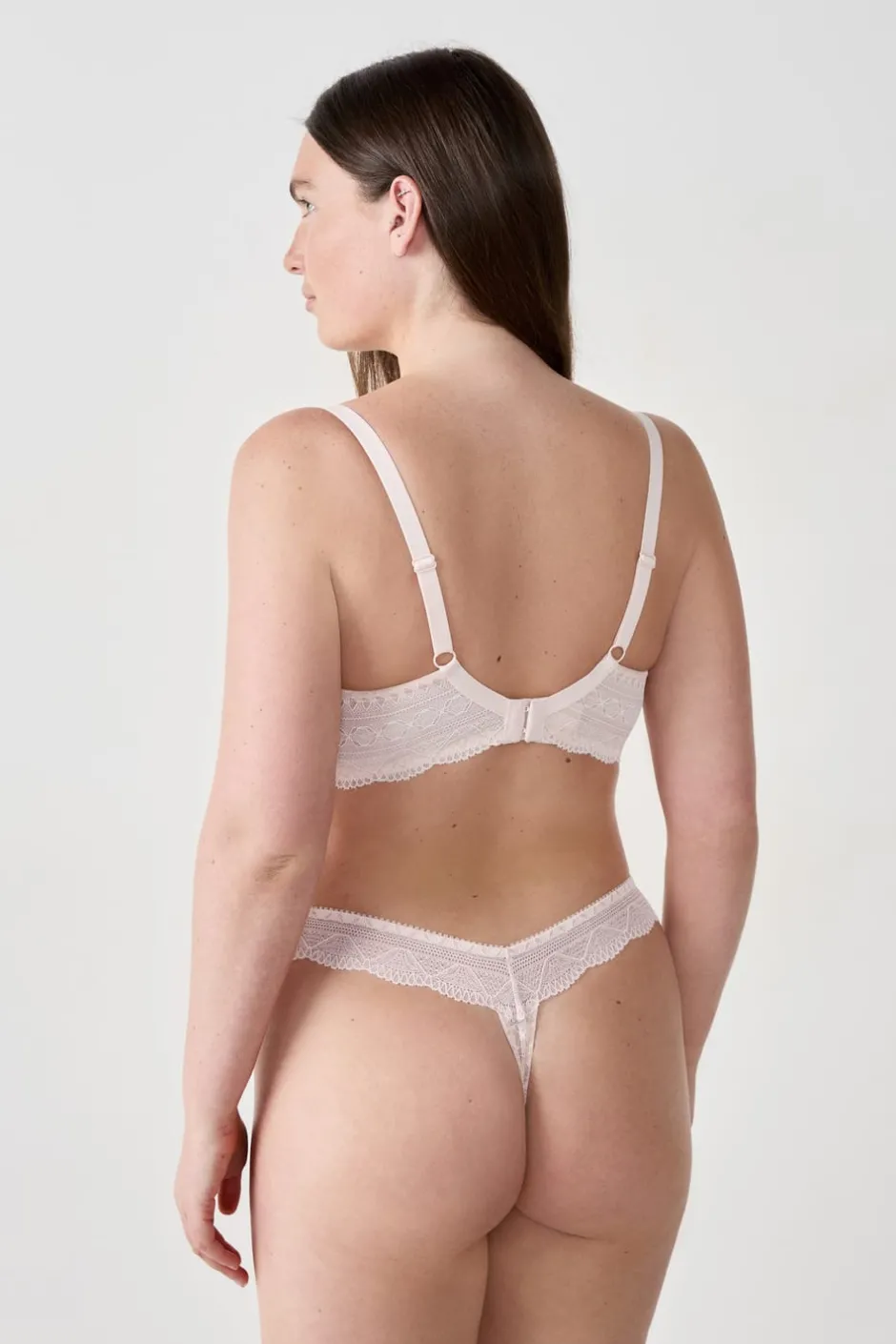 ETAM Sujetadores Talla Grande: Copas D-G|Balconette|Sujetador sin relleno ROSA PÁLIDO