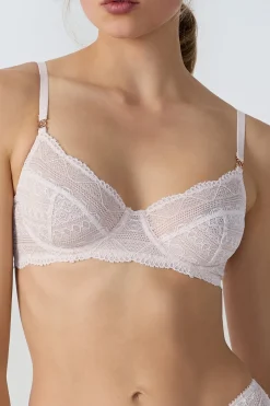 ETAM Sujetadores Talla Grande: Copas D-G|Balconette|Sujetador sin relleno ROSA PÁLIDO