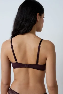 ETAM Lencería De Novia|Sujetadores De Encaje|Sujetador sin relleno CHOCOLATE