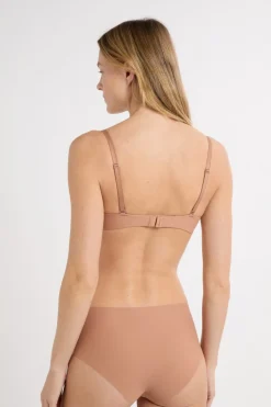 ETAM Sujetadores Talla Grande: Copas D-G|Sujetadores Invisibles|Sujetador sin relleno de microfibra MAQUILLAJE