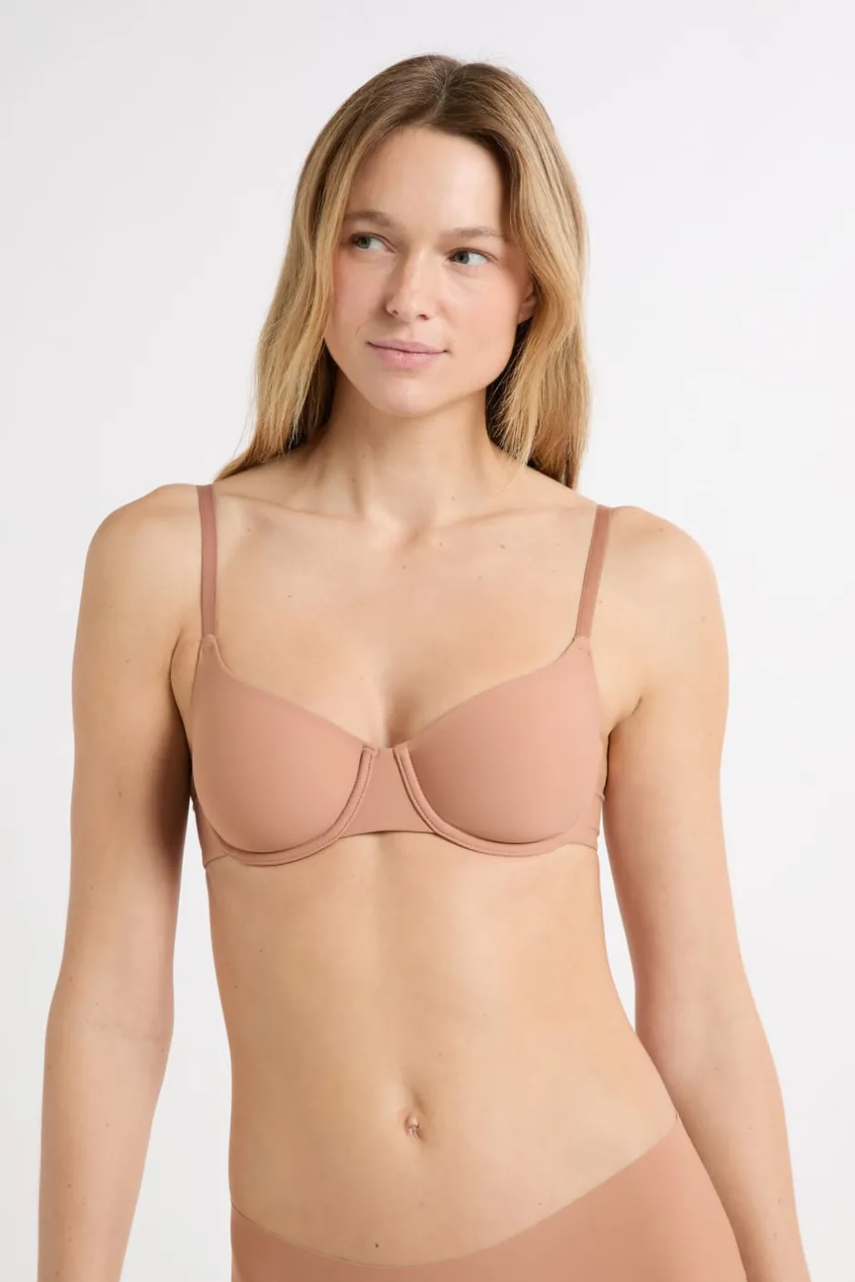 ETAM Sujetadores Talla Grande: Copas D-G|Sujetadores Invisibles|Sujetador sin relleno de microfibra MAQUILLAJE