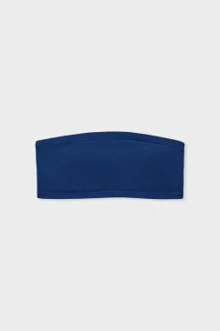 ETAM Sin Tirantes|Sin Aro|Sujetador sin tirantes sin aros de algodón orgánico elástico AZUL MARINO