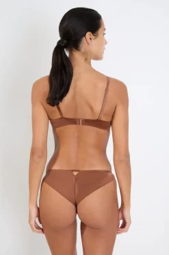 ETAM Sujetadores Talla Grande: Copas D-G|Triángulo|Sujetador triangular sin aros MARR&Oacute;N