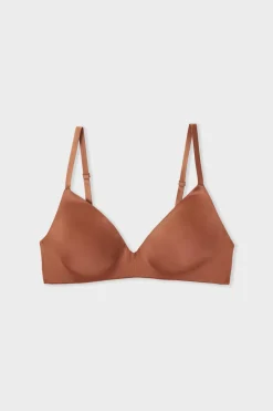 ETAM Sujetadores Talla Grande: Copas D-G|Triángulo|Sujetador triangular sin aros MARR&Oacute;N