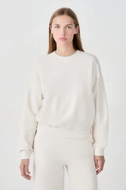 ETAM Homewear|Pijamas Calentitos|Suéter de manga larga de algodón BLANCO ROTO
