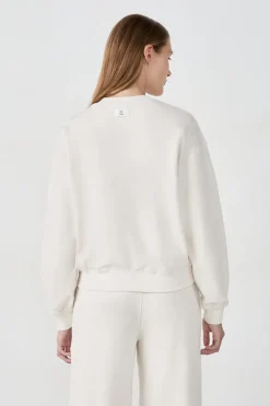 ETAM Homewear|Pijamas Calentitos|Suéter de manga larga de algodón BLANCO ROTO