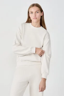 ETAM Homewear|Pijamas Calentitos|Suéter de manga larga de algodón BLANCO ROTO
