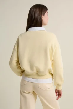ETAM Cuello Redondo|Sudaderas|Sweatshirt manches longues VANILLE