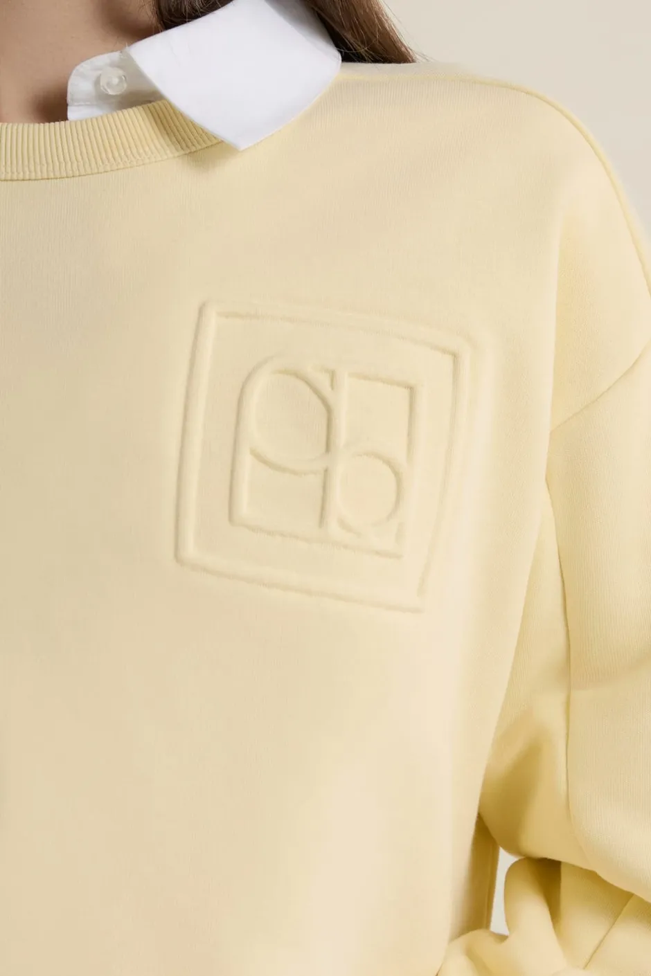 ETAM Cuello Redondo|Sudaderas|Sweatshirt manches longues VANILLE
