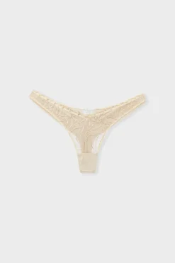 ETAM Tanga Brasileño|Tanga bordado ORO
