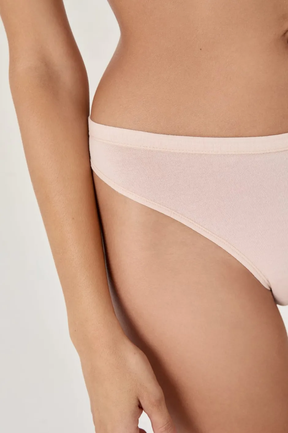 ETAM Tanga Brasileño|Braguitas Novias|Tanga de algodón NATURAL