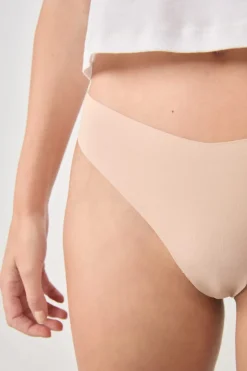 ETAM Tanga Brasileño|Braguitas Party|Tanga de algodón sin costuras ARENA