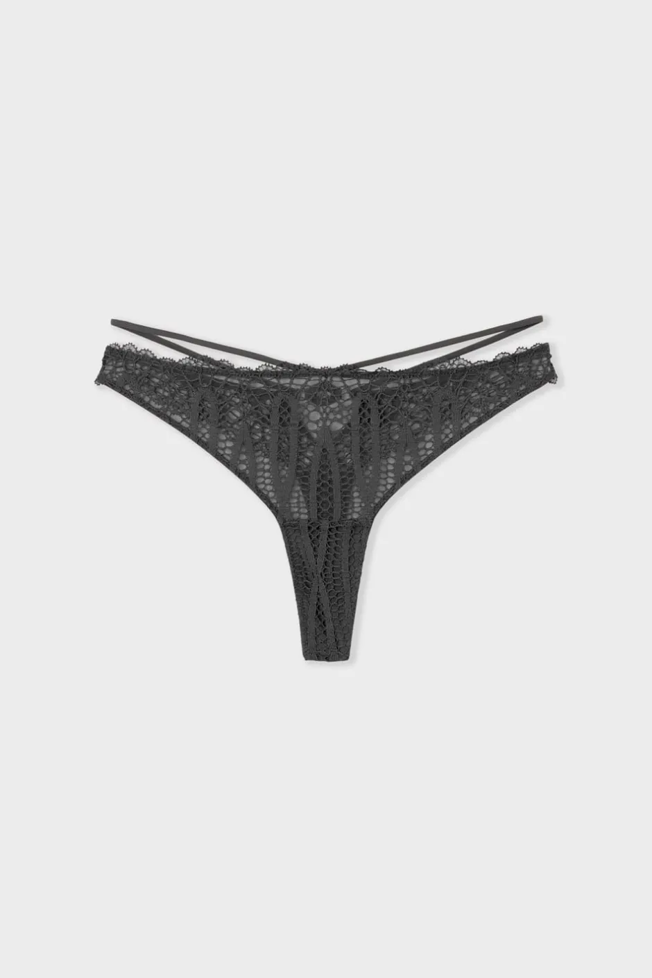 ETAM Braguitas Encaje|Tanga|Tanga de encaje NEGRO