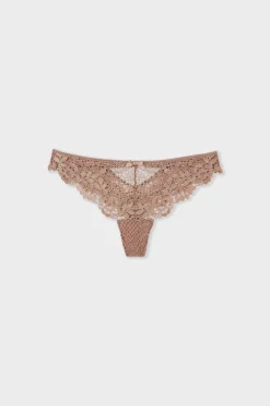 ETAM Braguitas Novias|Braguitas Encaje|Tanga de encaje TOPO