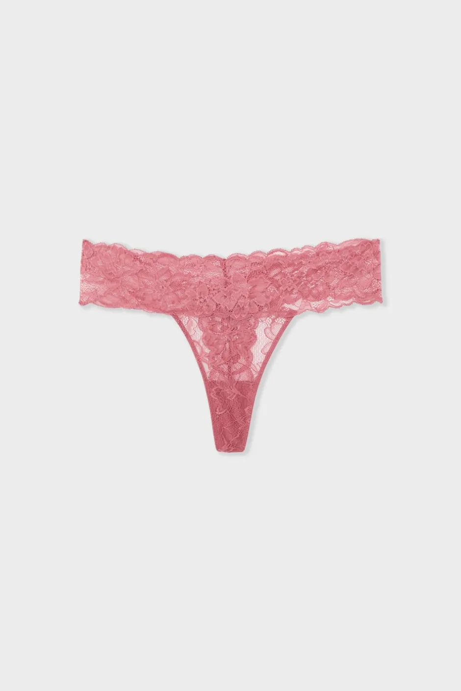 ETAM Braguitas Encaje|Tanga|Tanga de encaje BLUSH