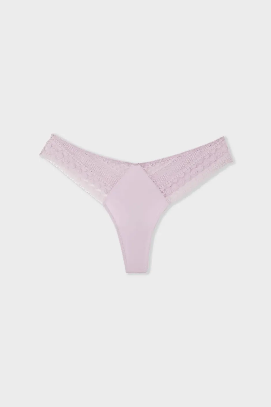 ETAM Braguitas Encaje|Tanga|Tanga de encaje LILA