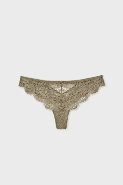 ETAM Braguitas Encaje|Tanga Brasileño|Tanga de encaje O