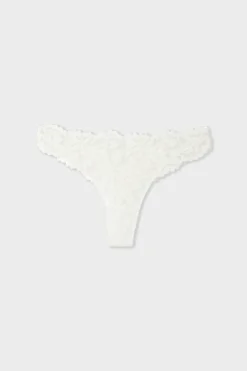 ETAM Braguitas Novias|Braguitas Encaje|Tanga de encaje CRUDO