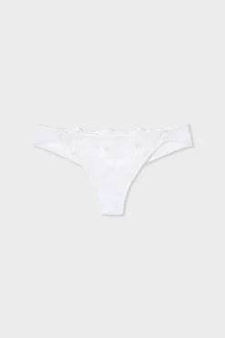 ETAM Braguitas Novias|Braguitas Encaje|Tanga de encaje BLANCO