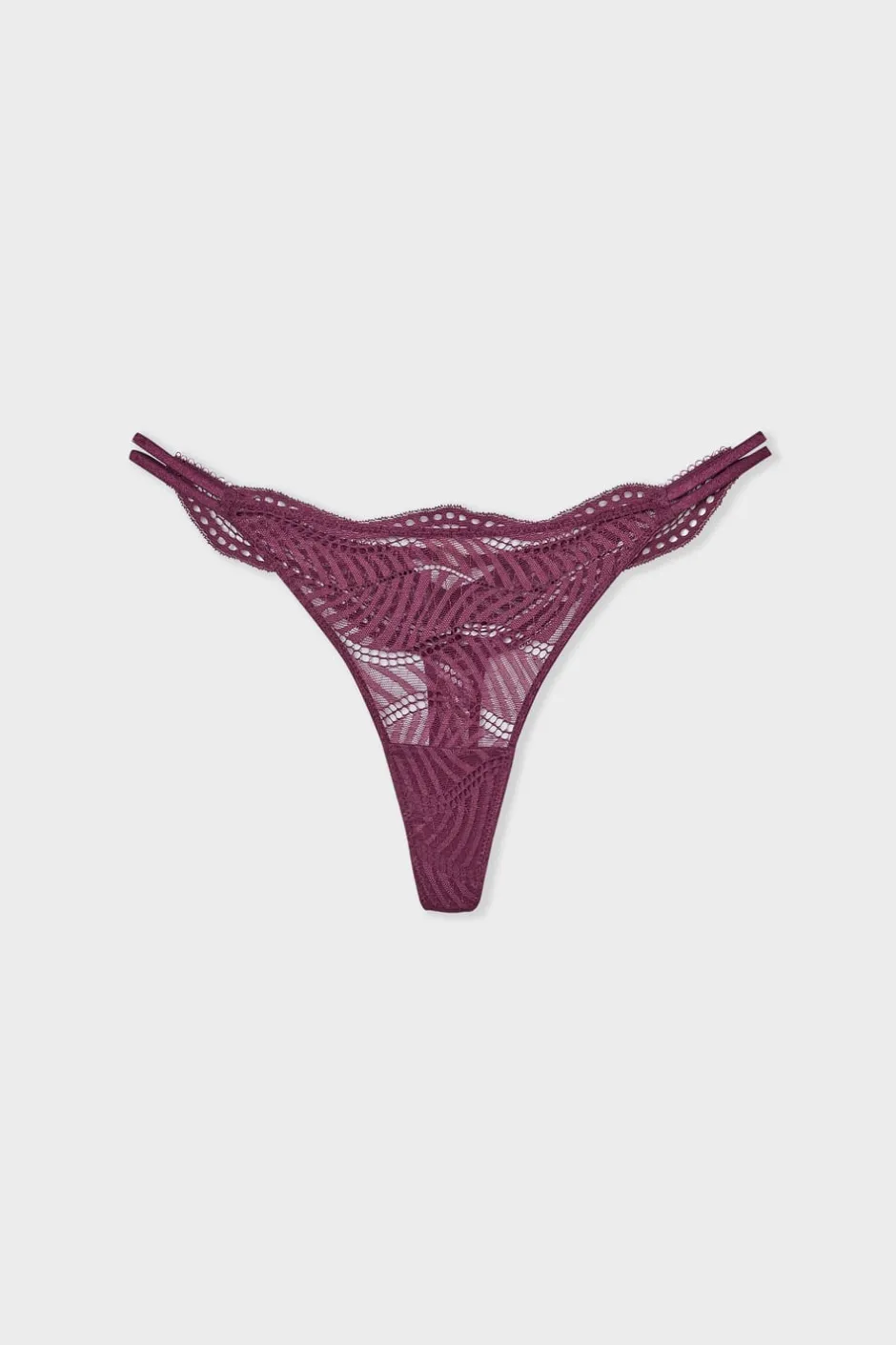 ETAM Tanga|Braguitas Encaje|Tanga de encaje VIOLETA