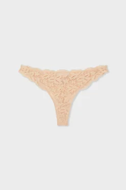 ETAM Braguitas Novias|Braguitas Encaje|Tanga de encaje BLUSH