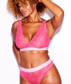 ETAM Braguitas Encaje|Novedades Braguitas|Tanga de encaje x Lemonade Dolls FUSHIA