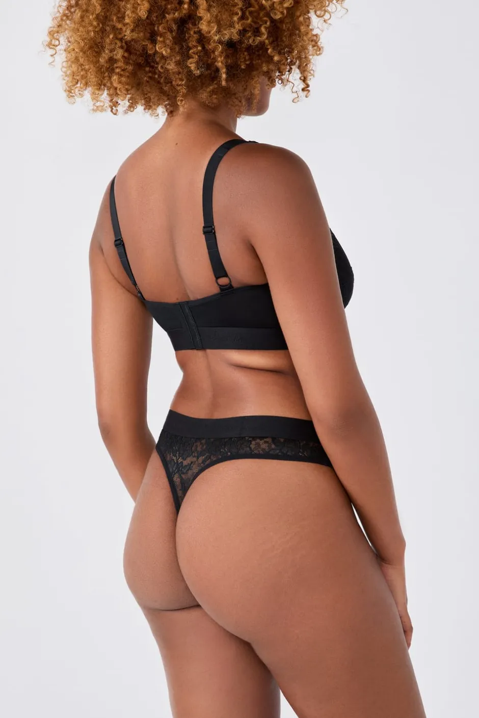 ETAM Braguitas Encaje|Novedades Braguitas|Tanga de encaje x Lemonade Dolls NOIR