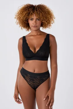 ETAM Braguitas Encaje|Novedades Braguitas|Tanga de encaje x Lemonade Dolls NOIR
