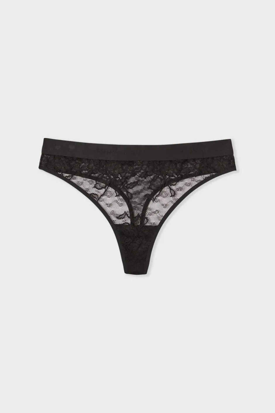 ETAM Braguitas Encaje|Novedades Braguitas|Tanga de encaje x Lemonade Dolls NOIR