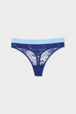 ETAM Braguitas Encaje|Novedades Braguitas|Tanga de encaje x Lemonade Dolls MARINE