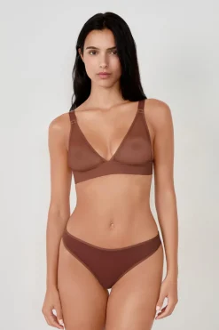 ETAM Braguitas Novias|Braguitas Invisibles|Tanga de malla MARR&Oacute;N
