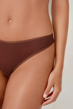 ETAM Braguitas Novias|Braguitas Invisibles|Tanga de malla MARR&Oacute;N