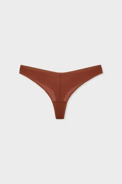 ETAM Braguitas Novias|Braguitas Invisibles|Tanga de malla MARR&Oacute;N