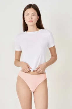 ETAM Tanga Brasileño|Tanga de microfibra ROSA